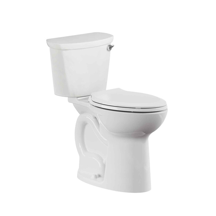 American Standard Cadet PRO Two-Piece 1.28 gpf/4.8 Lpf Tall Height Elongated Right-Hand Trip Lever Toilet Less Seat - AMS-215TA105