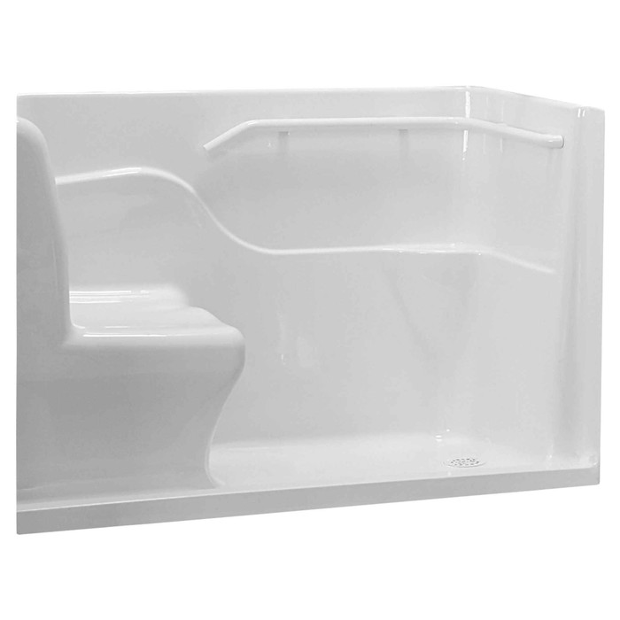 American Standard 30 x 60 in. acrylic walk-in shower, right-hand drain, white, model 3060SH.R