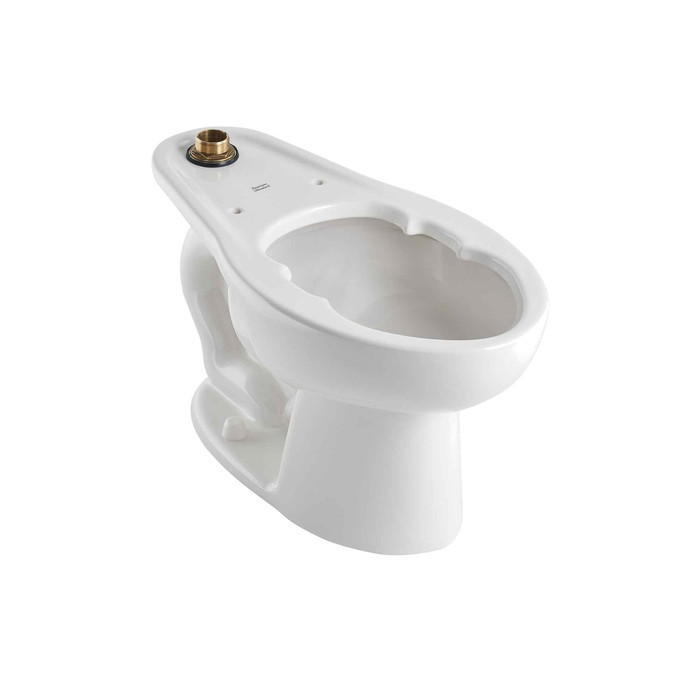 American Standard Madera 1.1 – 1.6 gpf (4.2 – 6.0 Lpf) 15" Height Top Spud Elongated Bowl With Bedpan Lugs - AMS-2623001