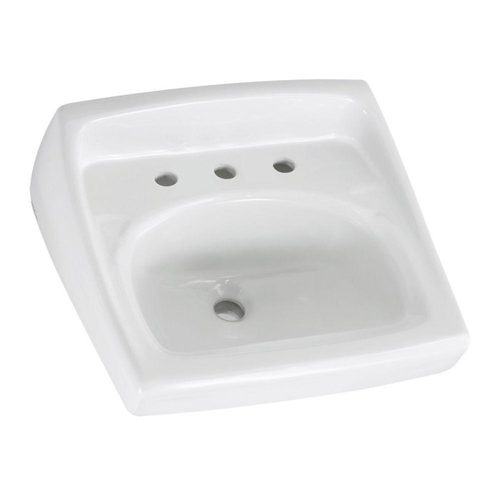 American Standard Lucerne Wall-Hung Sink Less Overflow With 8-Inch Widespread - AMS-356915