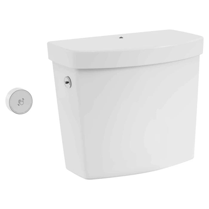 American Standard Cadet Touchless 1.28 gpf Single Flush Toilet Tank Only with Locking Device - AMS-4000769