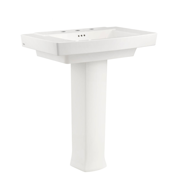 American Standard Townsend 8-Inch Widespread Pedestal Sink Top and Leg Combination - AMS-328800