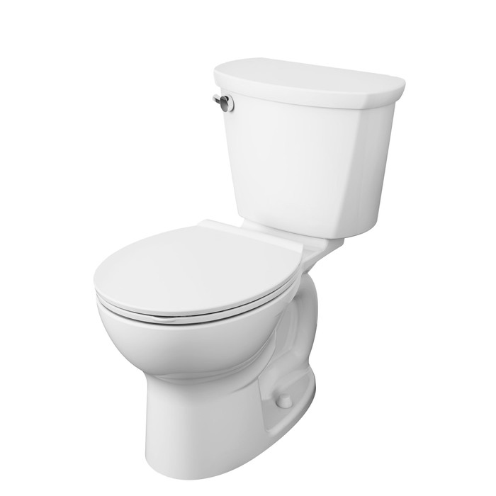American Standard Cadet PRO Two-Piece 1.28 gpf/4.8 Lpf Standard Height Round Front Toilet Less Seat - AMS-215DA104