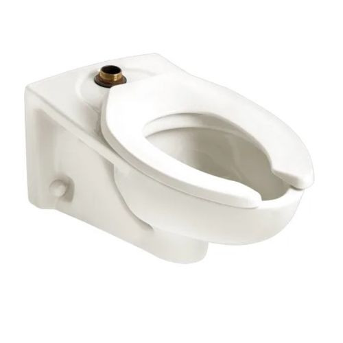 American Standard Afwall Millennium 1.1 – 1.6 gpf (4.2 – 6.0 Lpf) Top Spud Elongated Wall-Hung EverClean Bowl With Bedpan Lugs - AMS-3352101