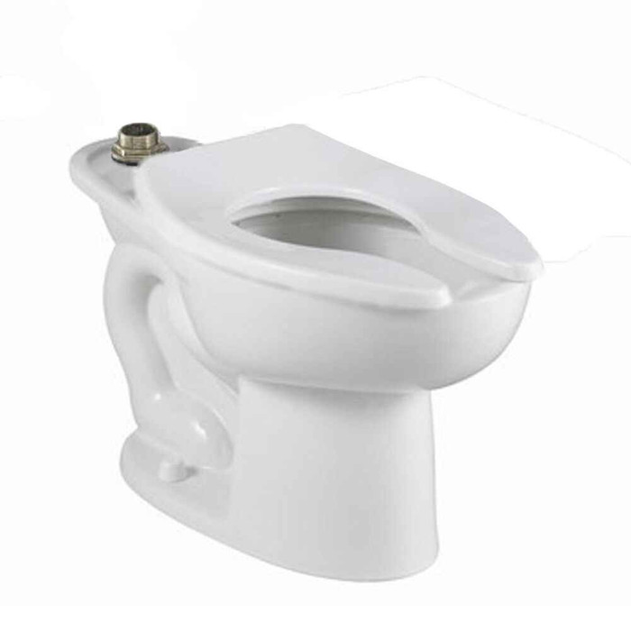 American Standard Madera 1.1 – 1.6 gpf (4.2 – 6.0 Lpf) Chair Height Top Spud Elongated EverClean Bowl With Bedpan Lugs - AMS-3462001 American Standard Madera 1.1 – 1.6 gpf (4.2 – 6.0 Lpf) Chair Height Top Spud Elongated EverClean Bowl With Bedpan Lugs - AMS-3462001