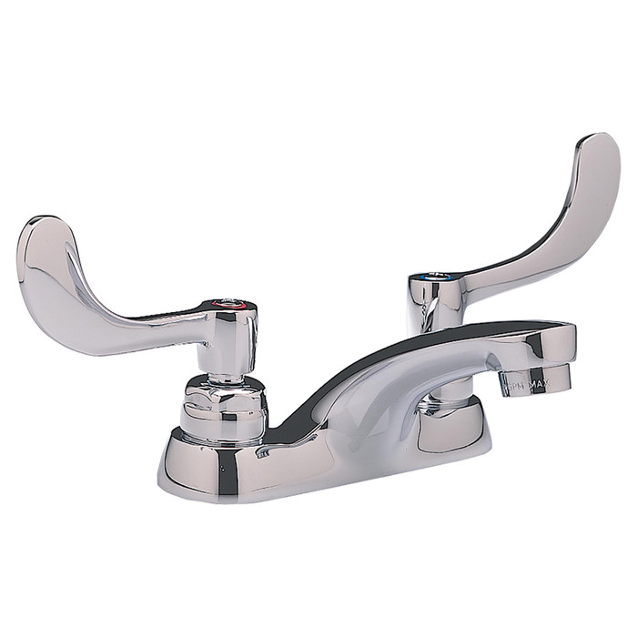 American Standard Monterrey 4-Inch Centerset Cast Faucet With Wrist Blade Handles 0.35 gpm/1.3 Lpm - AMS-5500174