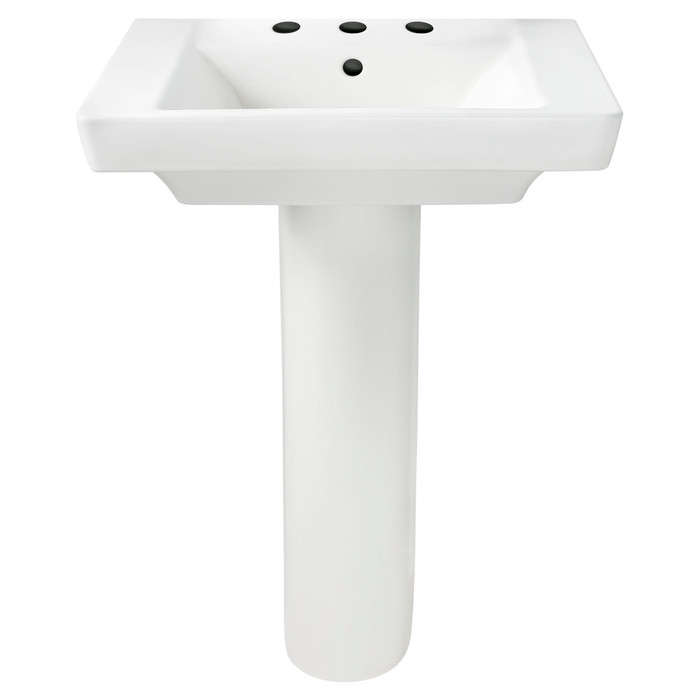 American Standard Boulevard 8-Inch Widespread Pedestal Sink Top and Leg Combination - AMS-641800