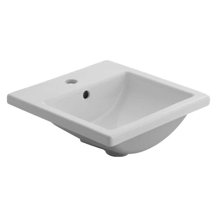 American Standard Studio Carre Drop-In Sink With Center Hole Only - AMS-642001