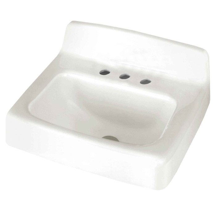 American Standard Regalyn Cast Iron Wall-Hung Sink With 8-Inch Widespread - AMS-4869008