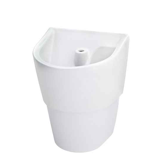 American Standard Infection Control Wall-Hung EverClean Sink with Shroud, A-M Drain and A-M P-Trap - AMS-9118111