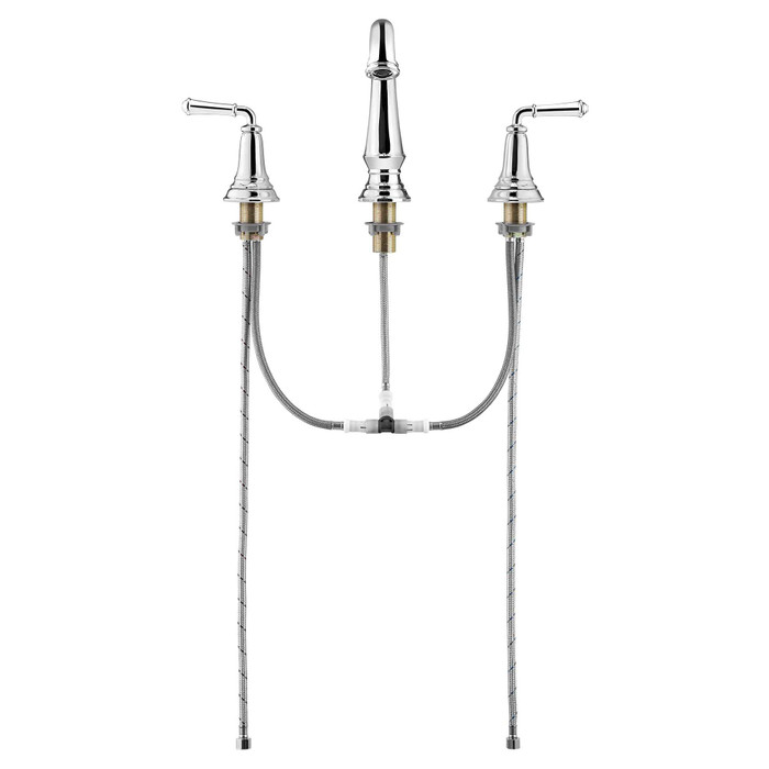 American Standard Delancey 8-Inch Widespread 2-Handle Bathroom Faucet 1.2 gpm/4.5 L/min With Lever Handles - AMS-7052807