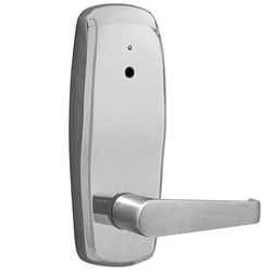 Dormakaba Dormakaba InSync Battery Operated ASM Mortise Lock, Utility Mortise, No Deadbolt, Unit, Troy Lever, Right Hand Reverse, Satin Chrome RM2300S-26D