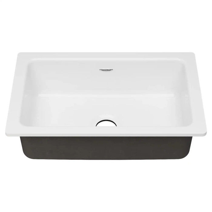 American Standard Delancey 30 x 19-Inch Cast Iron Undermount Single-Bowl Kitchen Sink - AMS-77SB30190