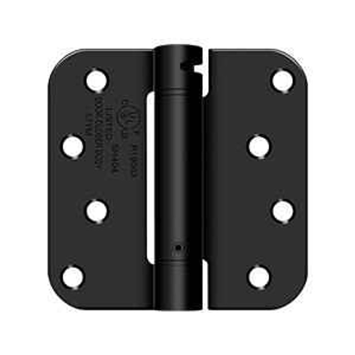 Deltana Deltana DSH4R5 Single Action Spring Hinge (Pair), 4" x 4" x 5/8" Radius Corner, Steel, UL Listed DEL-DSH4R5