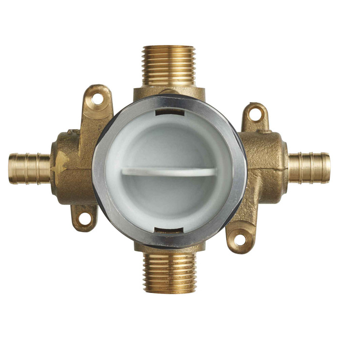 American Standard Flash Shower Rough-In Valve With PEX Inlets/Universal Outlets for Crimp Ring System - AMS-RU107
