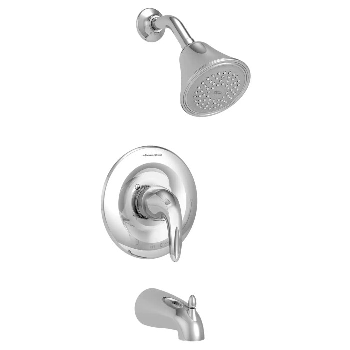 American Standard Reliant 3 2.5 gpm/9.5 L/min Tub and Shower Trim Kit With Showerhead, Double Ceramic Pressure Balance Cartridge With Lever Handle - AMS-TU385502