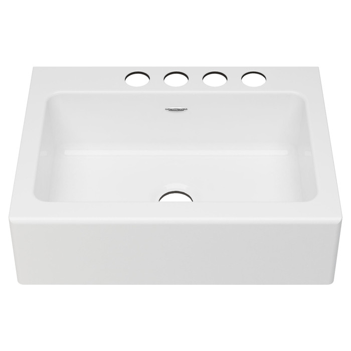 American Standard Delancey 30 x 22-Inch Cast Iron 4-Hole Undermount Single-Bowl Apron Front Kitchen Sink - AMS-77SB30220A