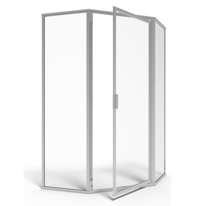 American Standard Prestige 66-5/8-Inch Height Neo Angle Shower Door - AMS-AMPQF14400