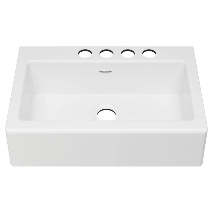 American Standard Delancey 33 x 22-Inch Cast Iron 4-Hole Undermount Single-Bowl Apron Front Kitchen Sink - AMS-77SB33220A