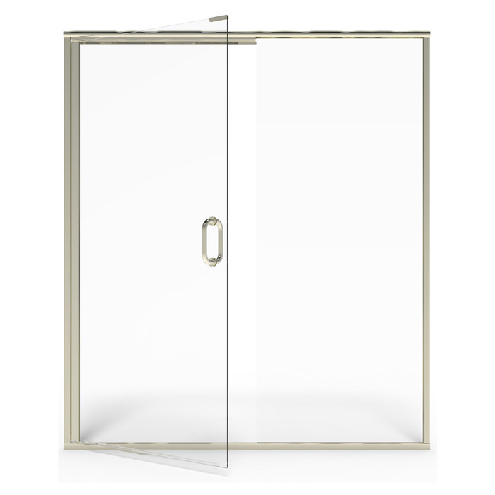 American Standard 48 x 76-Inch Height Semi-Frameless Swing Door With Panel - AMS-AM00817400