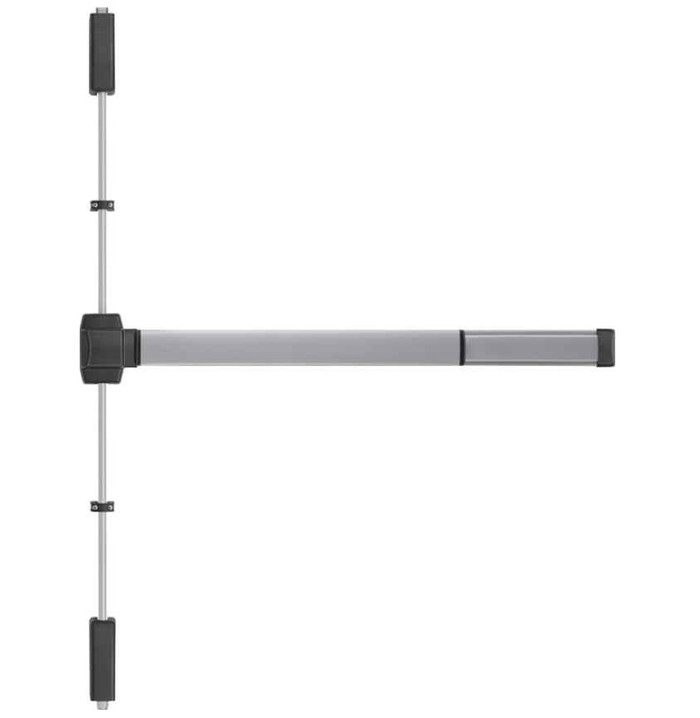 Precision Hardware Inc (PHI) 5208 Series - 36" Key Controls Lever, Surface Vertical Rod Exit Device, Reversible