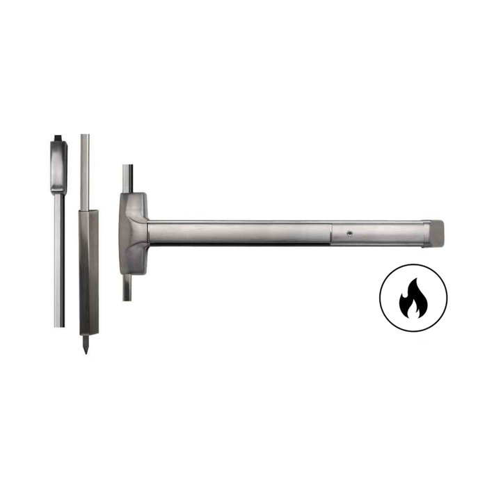 Detex 50 Advantex Series Fire Rated 48" Narrow Stile Super-Heavy-Duty Surface Vertical Rod Exit Device