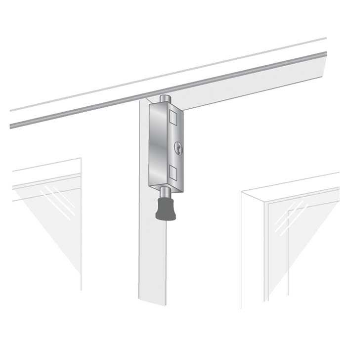 Pro-Lok - Patio Door Lock –Keyed Lg Rectangle