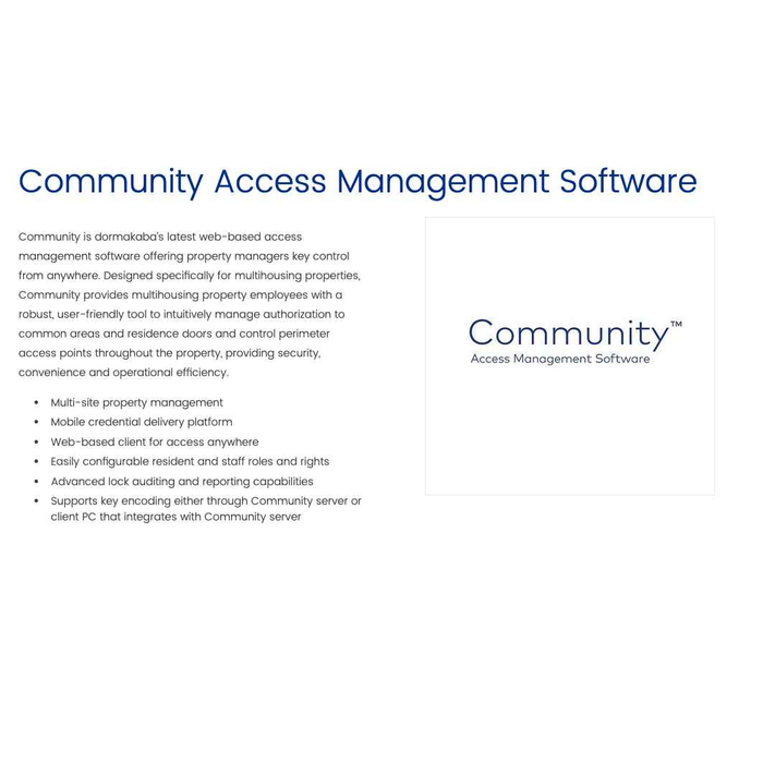 Dormakaba Multihousing Community Access Control Management Software