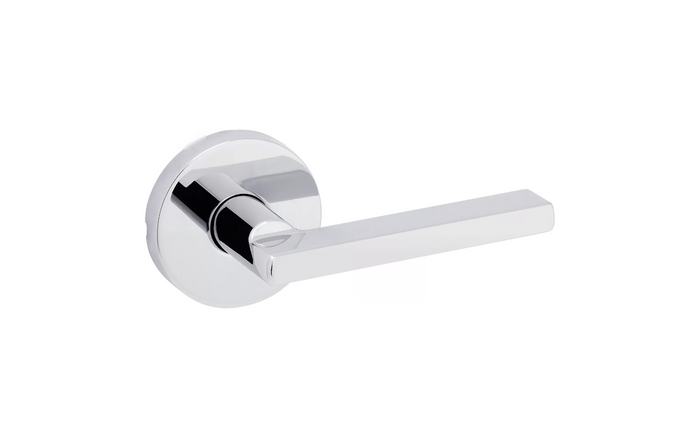 Kwikset 720HFL (Round) Halifax Lever with Round Rose Passage Door Lock, Interior Hall/Closet, Grade 3, Reversible, 6AL Latch & RCS Strike