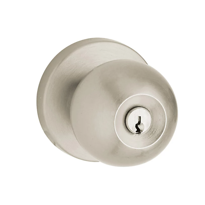 Baldwin Estate 5215 Contemporary Knob Emergency Egress Keyed Entry with Contemporary Rose