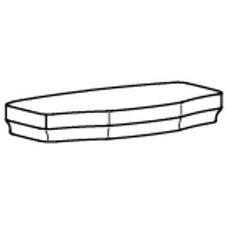 Toto 2PC PROMENADE II TANK LID TCU403CR#12
