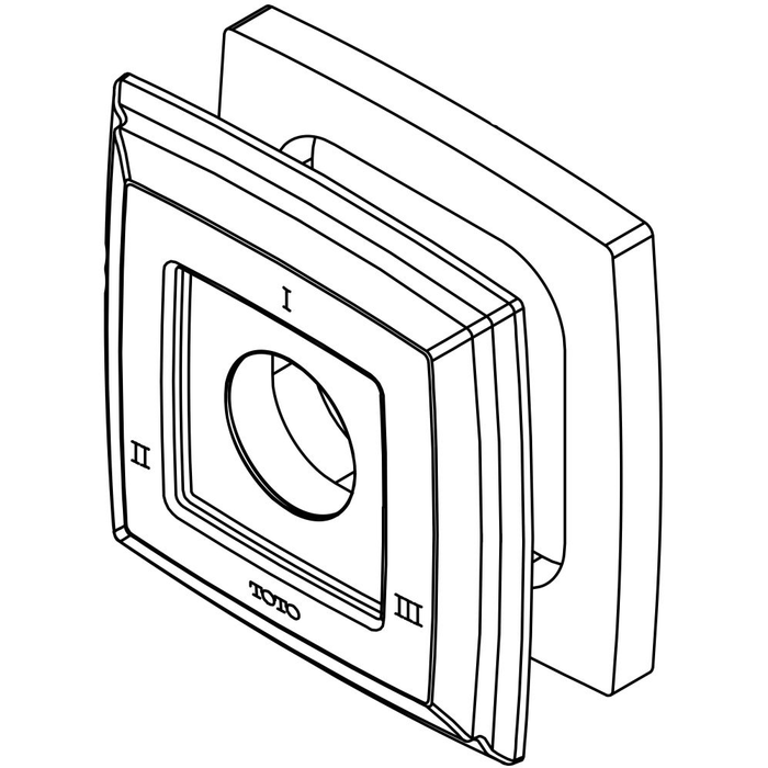 Toto SP ESCUTCHEON,MARKED W/ GASKET THP4960#BN