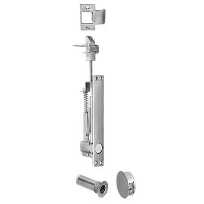 Rockwood 2849 Self Latching Flush Bolt with Bttom Fire Bolt for Metal Doors