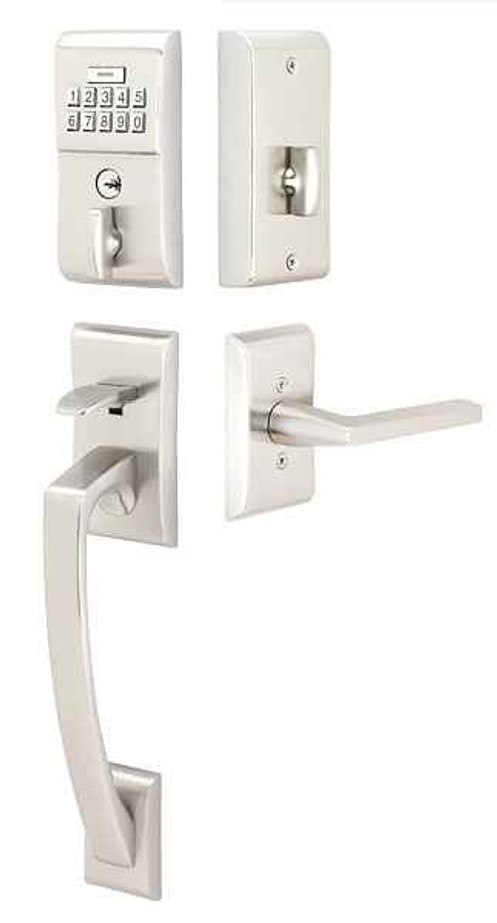 Emtek Emtek E4817 Modern Style Electronic Keypad Entry Set - Single Cylinder EMTEK-E4817