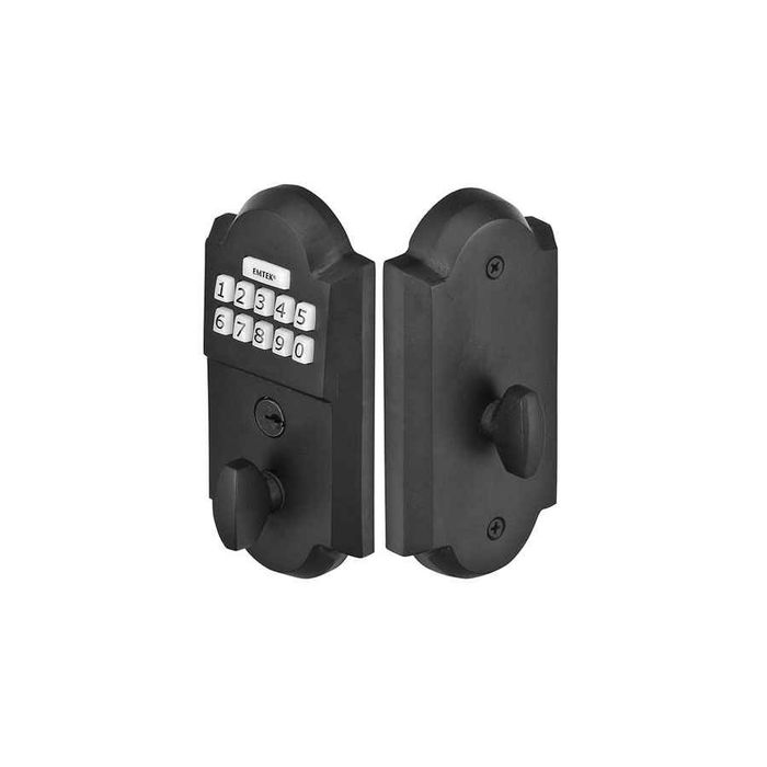 Emtek Sandcast Bronze Electronic Keypad Deadbolt