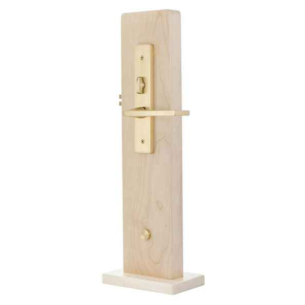 Emtek 3312 Adelaide Brass Mortise Entrance Handleset - Entry Set