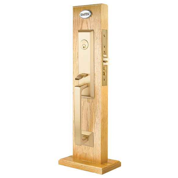 Emtek 3339 Transitional Heritage Brass Mortise Entrance Handleset - Entry Set