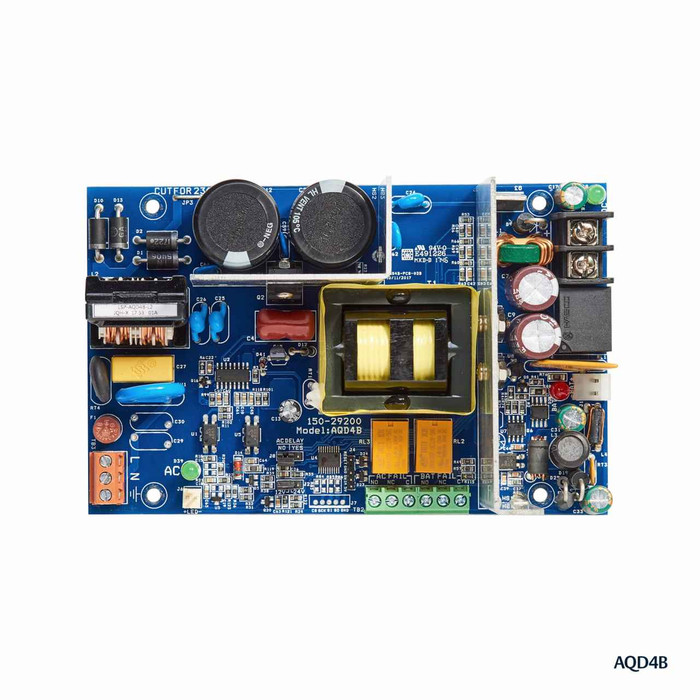 Securitron Securitron AQD6 Switching Power Supply 12/24 VDC 6Amp with Distribution Board SEC-AQD6-DB