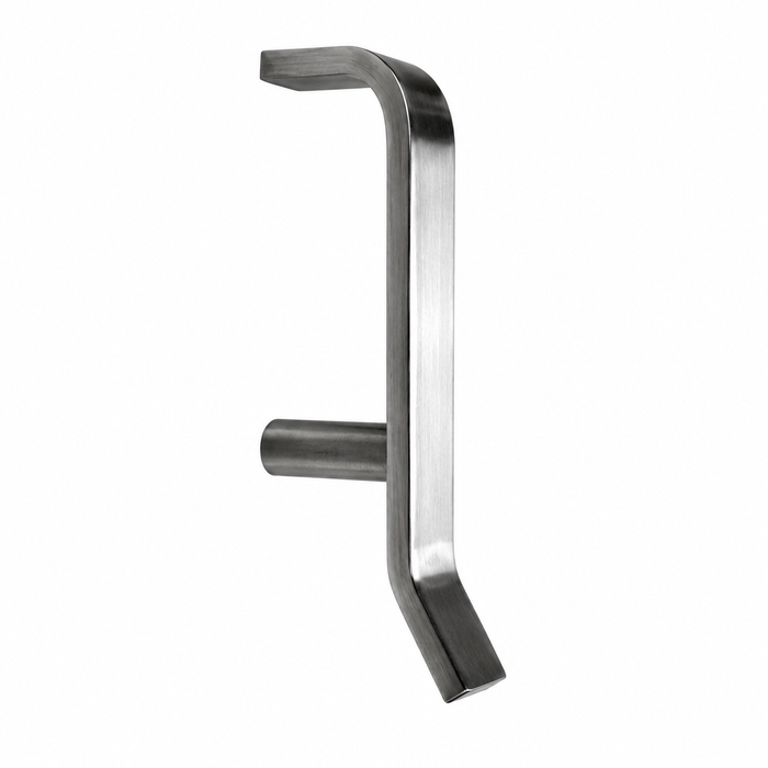 Don-Jo 42 Cast Door Pull — 5" CTC, 8-1/8" Overall, 2-1/2" Projection, Satin Stainless Finish