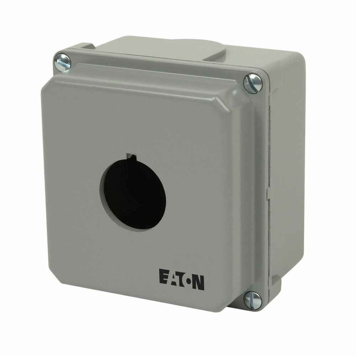 Eaton Eaton 10250T pushbutton enclosure,10250T, Enclosure, 30.5 mm, Heavy-Duty Watertight/Oiltight, 4, 4X, 12, 13, Die cast bus, Surface, One element