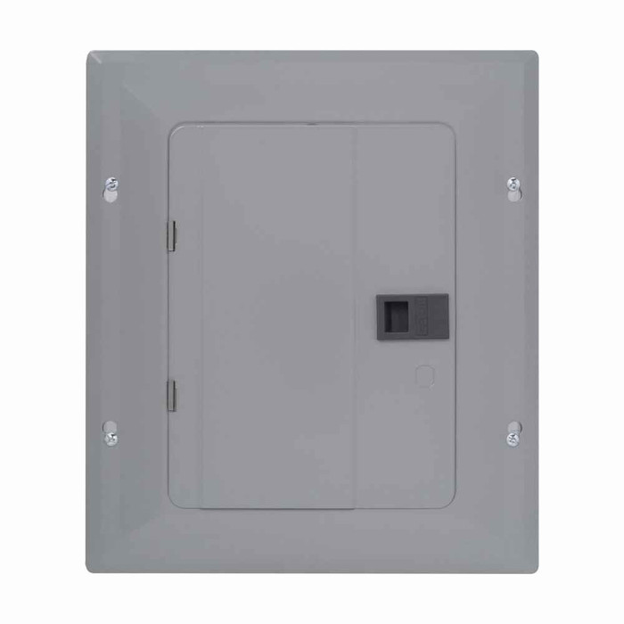 Eaton Eaton BR main loadcenter, Plug-on neutral main loadcenter, 100 A, X1, Aluminum, Cover included, 1, Metallic, 10kAIC, BR2100, 24 circuits, Single pole, 12 spaces, Two hots, a neutral, and a ground, Single-