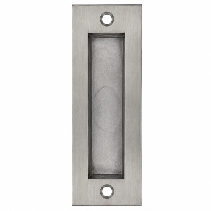 Don-Jo BD18 Flush Cup Pull for Sliding and Barn Doors, 7" Length x 2.485" Width, 5" x 1.245" Cutout