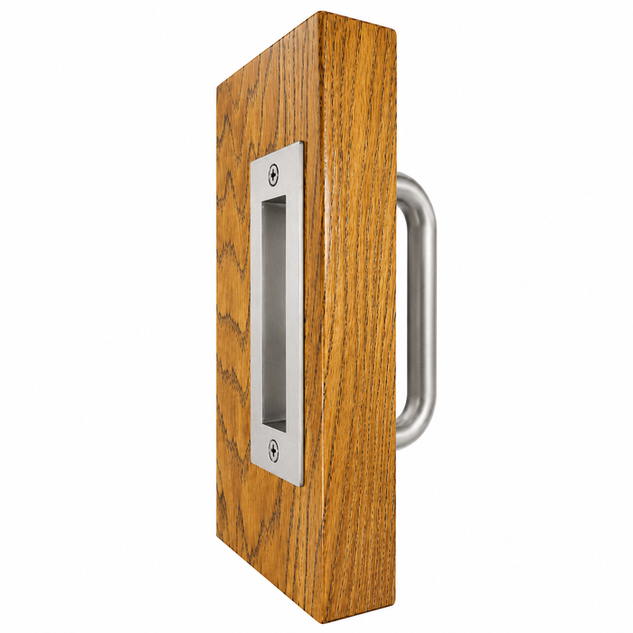 Don-Jo BD1815 Barn Door Round Pull, 4" Length, 5" x 1.245" Hole