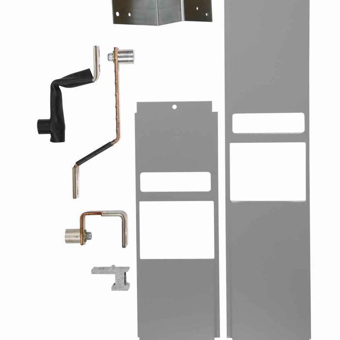 Eaton, panelboard connector kit, copper connectors, mounting brackets, covers, hardware and instructions, for single dk, kd, kdb, hkd, kdc s, three-, three-pole, 400a