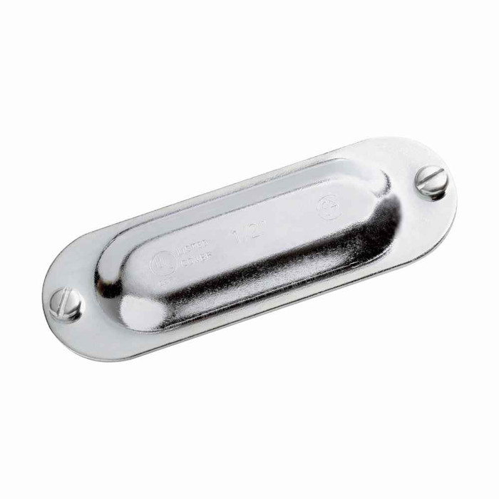 Crouse-Hinds Eaton series Condulet Form 5 cover, Sheet steel, 1/2"