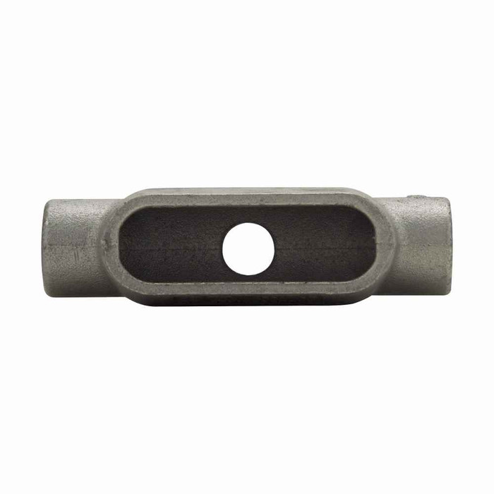 Crouse-Hinds Eaton series Condulet Form 7 conduit outlet body, Feraloy iron alloy, TB shape, 3/4"