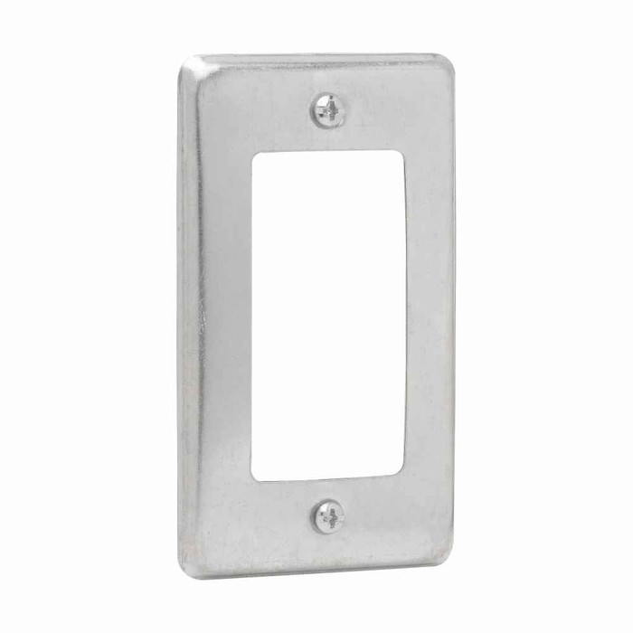 Crouse-Hinds Eaton series Utility Box Cover, Steel, For GFCI device