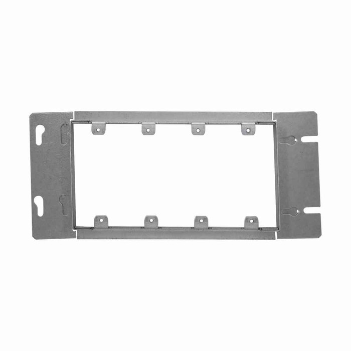 Crouse-Hinds Eaton series Gang Box Cover, Raised surface, Steel, Four-gang, 18.3 cubic inch capacity