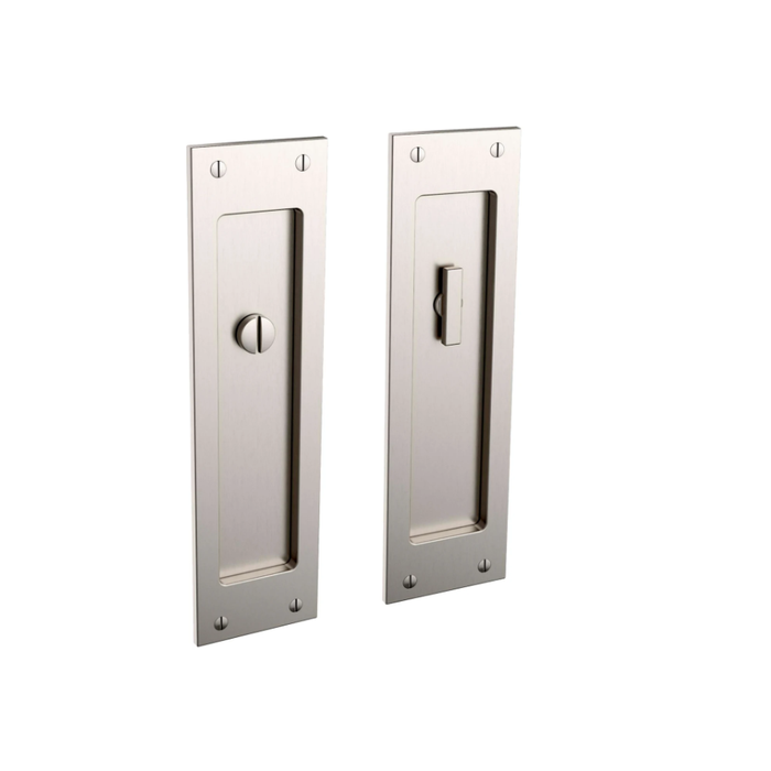 Baldwin Estate PD005 Large Santa Monica Privacy Set 2-1/2" Backset Sliding Door Lock