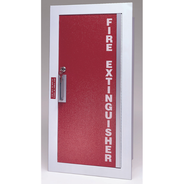Larsens 24096R Fire Extinguisher Cabinet - Gemini Series, ADA Compliant, 10 lb Capacity, Steel Frame, Acrylic Door, Fire Rated